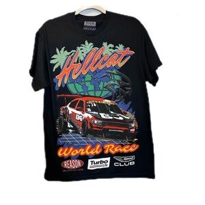 Hellcat World Race Graphic Tee Shirt new no tag women